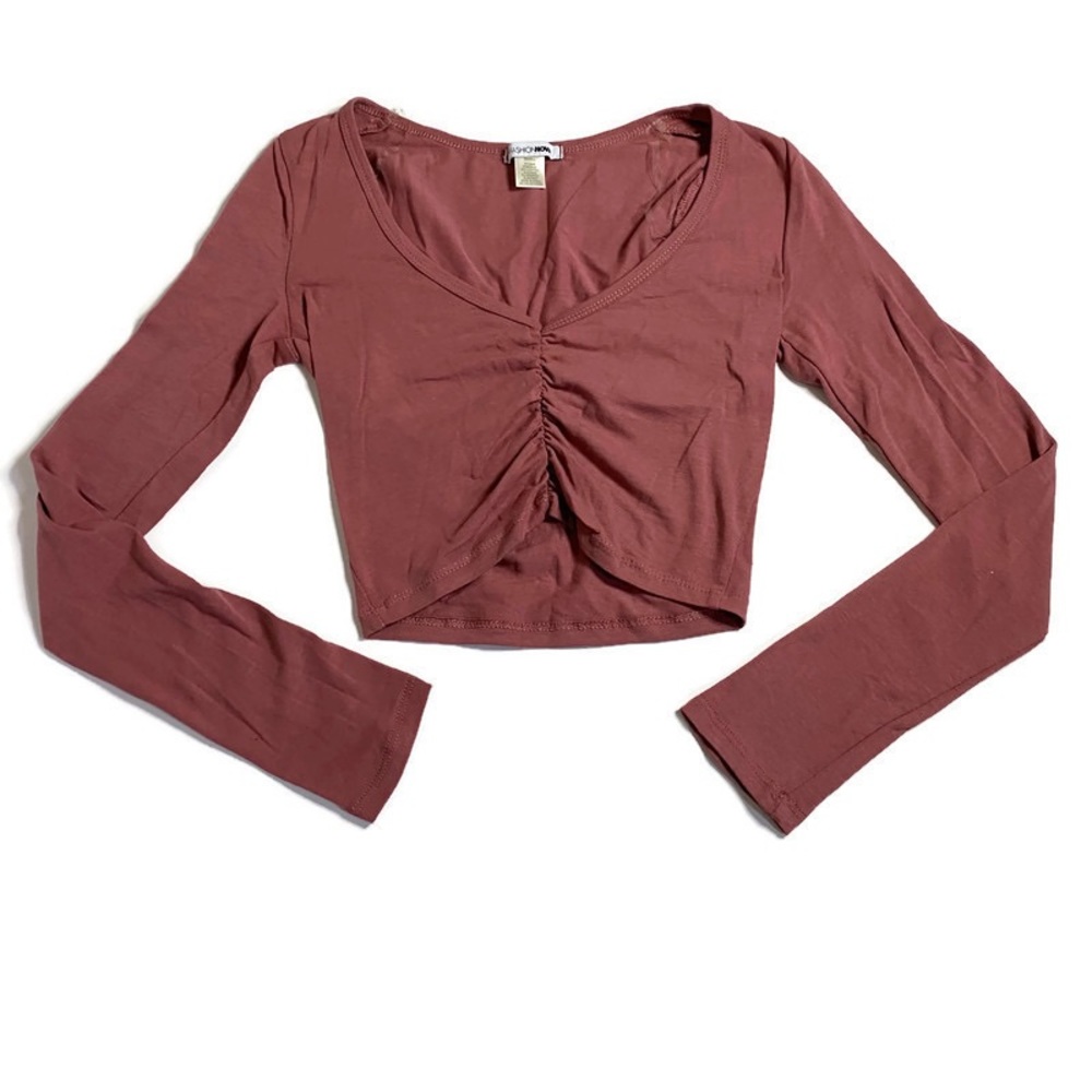 🤎3/$25 Mauve crop top